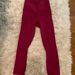 Lululemon High wasted cropped leggings